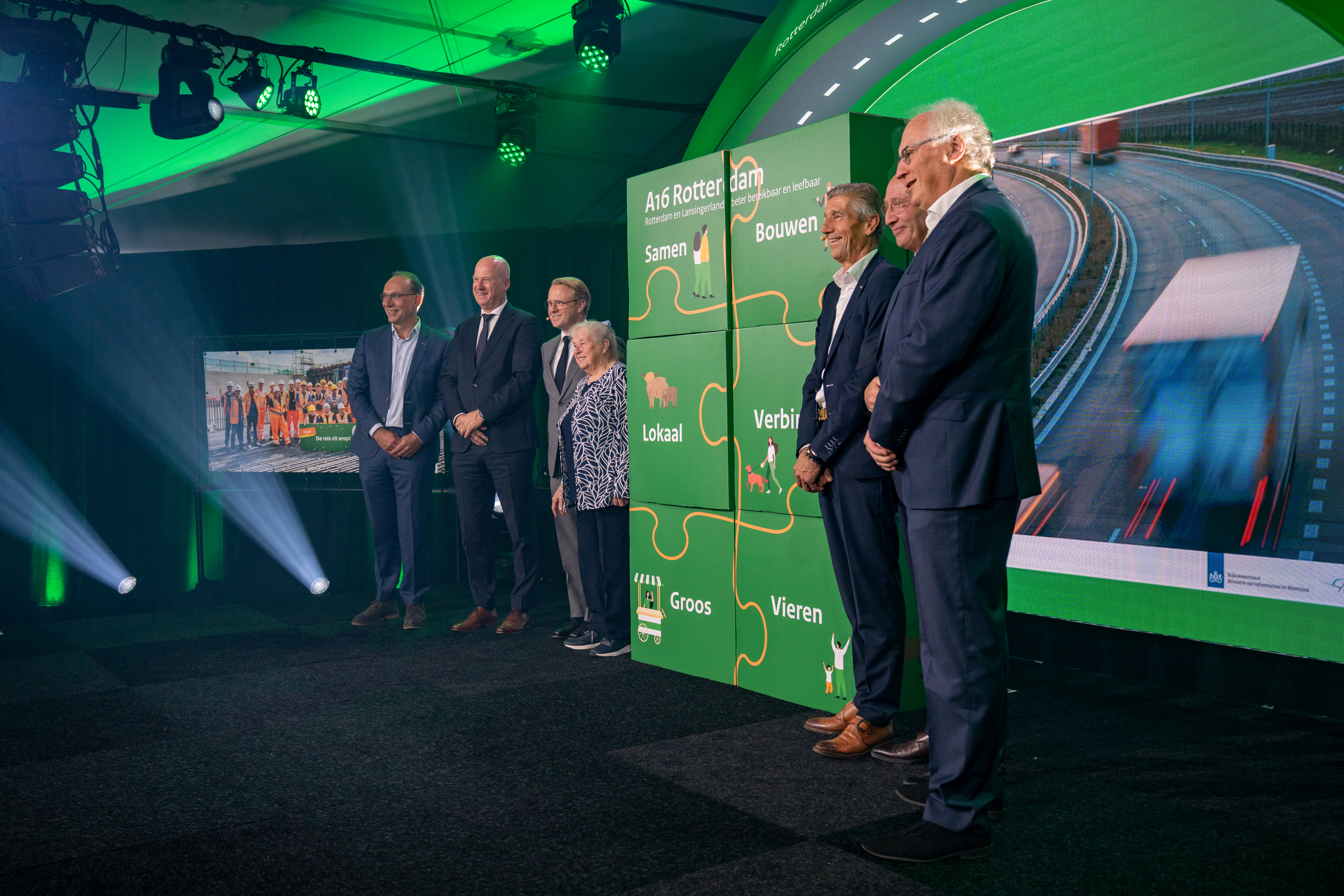 Symbolische opening A16 Rotterdam