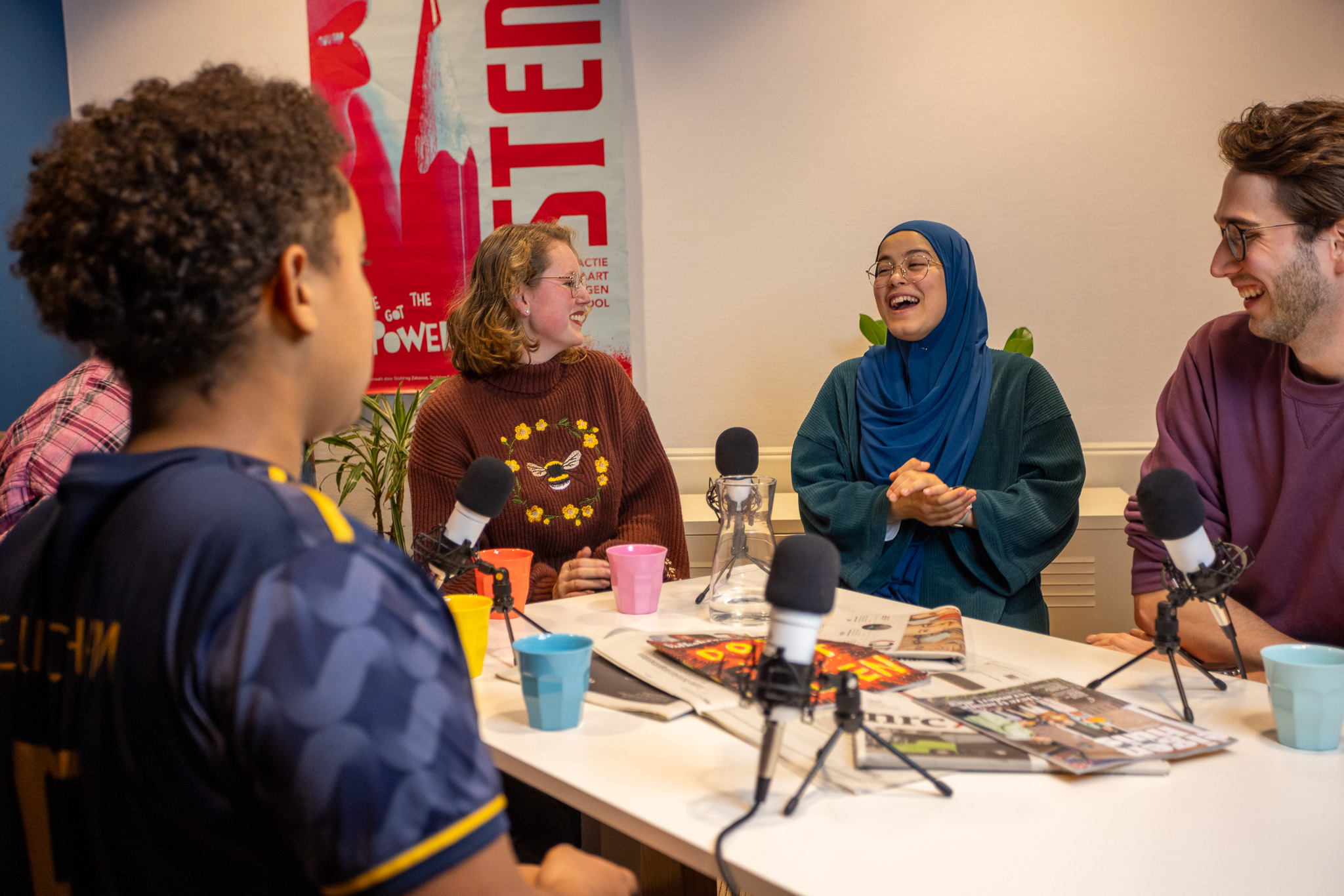 Jongeren aan het woord in de podcast