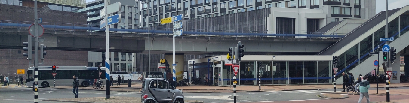 Ketenmobiliteit ov-knooppunt station Rijnhaven