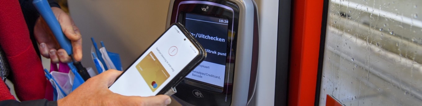 telefoon bij incheck apparaat